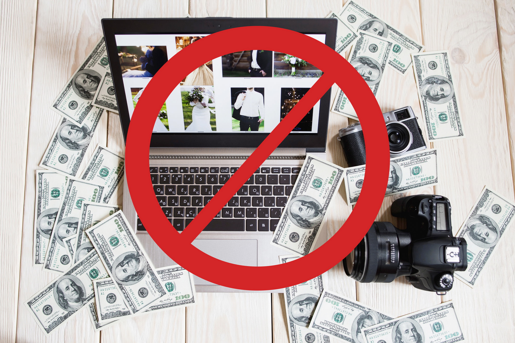 5 raisons de ne pas payer un photographe professionnel pour son mariage